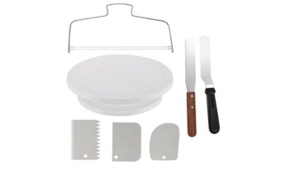 Cake Turntable and Decorating Supplies