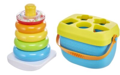 Infant Ring Stacking and First Blocks Set