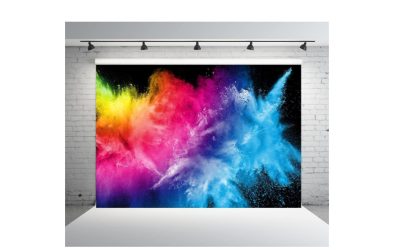 Photo Backdrop Color Splash