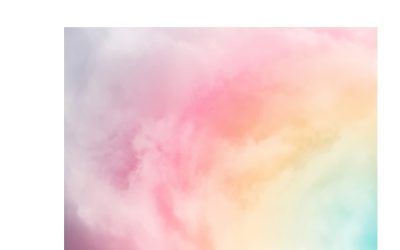 Photo Backdrop Rainbow Cloud Theme