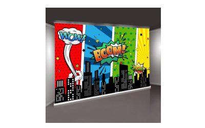 Photo Backdrop Super Hero