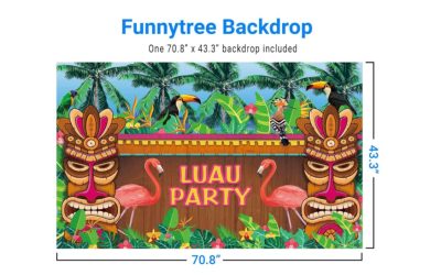 Photo Backdrop Luau Party